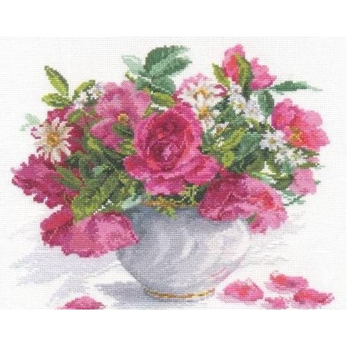 Набор для вышивания 'Алиса' 'Цветущий сад: Розы и ромашки', 26*30 см