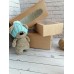 Коробка с окошком, 25х17х10 см, мелованный картон, крафт